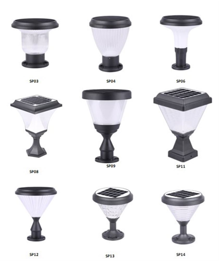 POST LAMP SERIES (SP03, SP04, SP06, SP08, SP09, SP11, SP12, SP13, SP14)